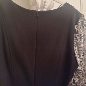 Elegant Black Dress with Large Sleeves